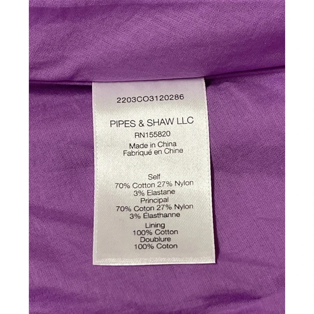 NWT Veronica Beard Beilla‎ One Shoulder Midi Dress Vivid Orchid Size 6 MRSP $598
